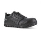Reebok Women's Sublite Cushion Alloy Toe Athletic Work Shoe - Black - RB047 6 / Medium / Black - Overlook Boots