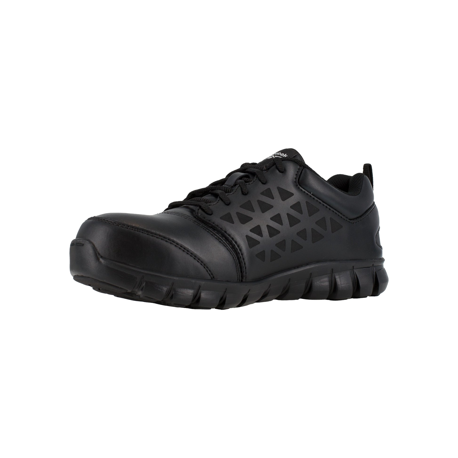 Reebok Women's Sublite Cushion Alloy Toe Athletic Work Shoe - Black - RB047 - Overlook Boots