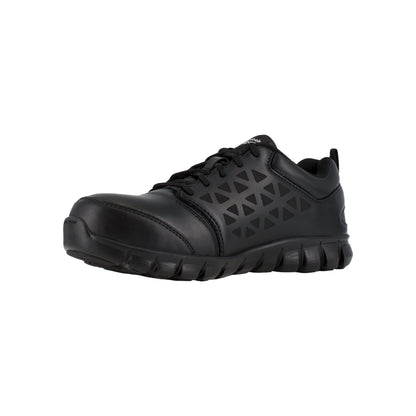 Reebok Women's Sublite Cushion Alloy Toe Athletic Work Shoe - Black - RB047 - Overlook Boots