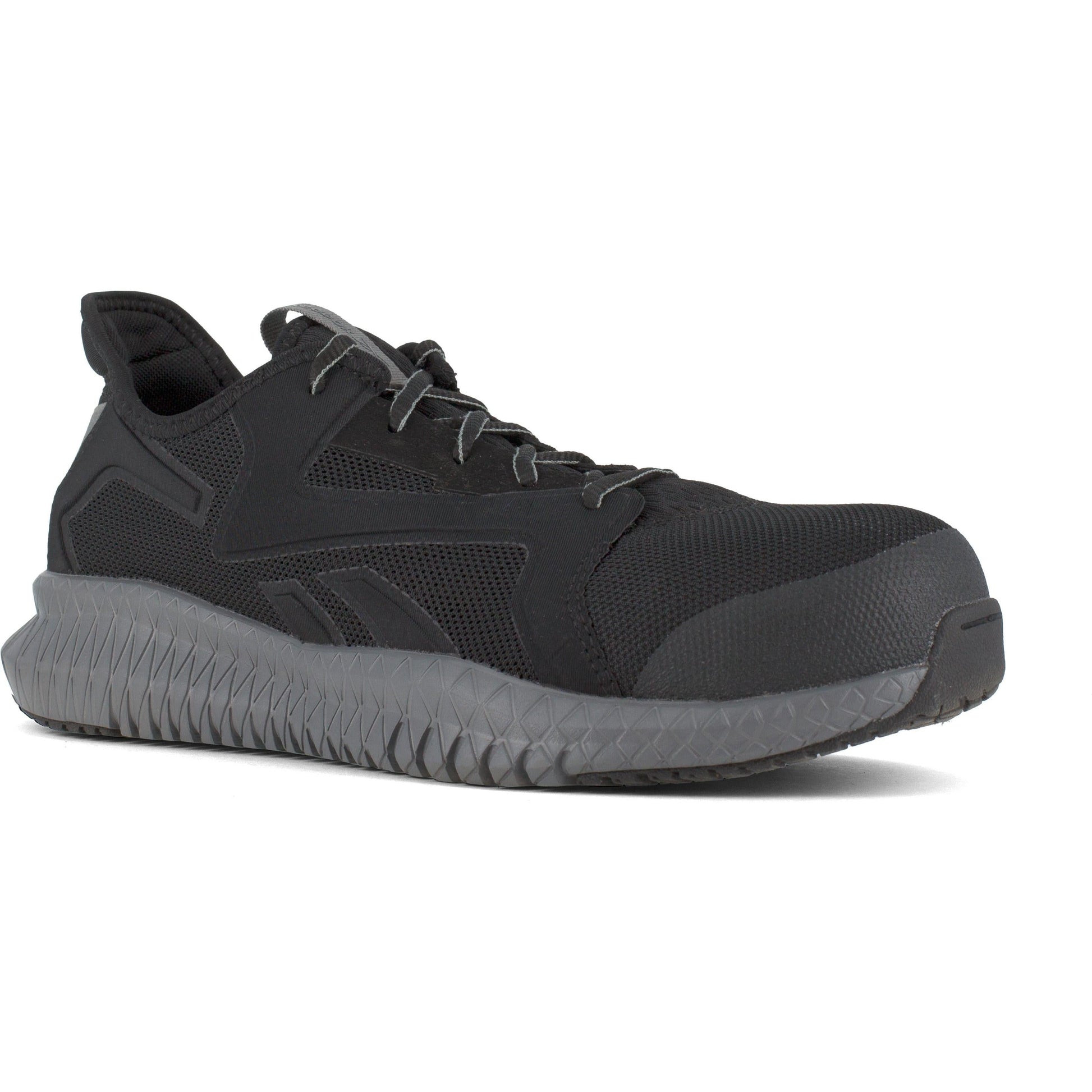 Reebok Men's Flexagon 3.0 Composite Toe Athletic Work Shoe- Black- RB4064 - Overlook Boots