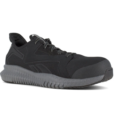 Reebok Men's Flexagon 3.0 Composite Toe Athletic Work Shoe- Black- RB4064 - Overlook Boots