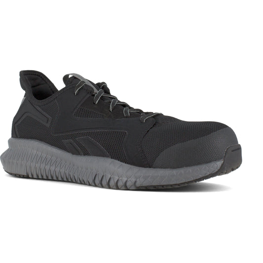 Reebok Men's Flexagon 3.0 Composite Toe Athletic Work Shoe- Black- RB4064 - Overlook Boots