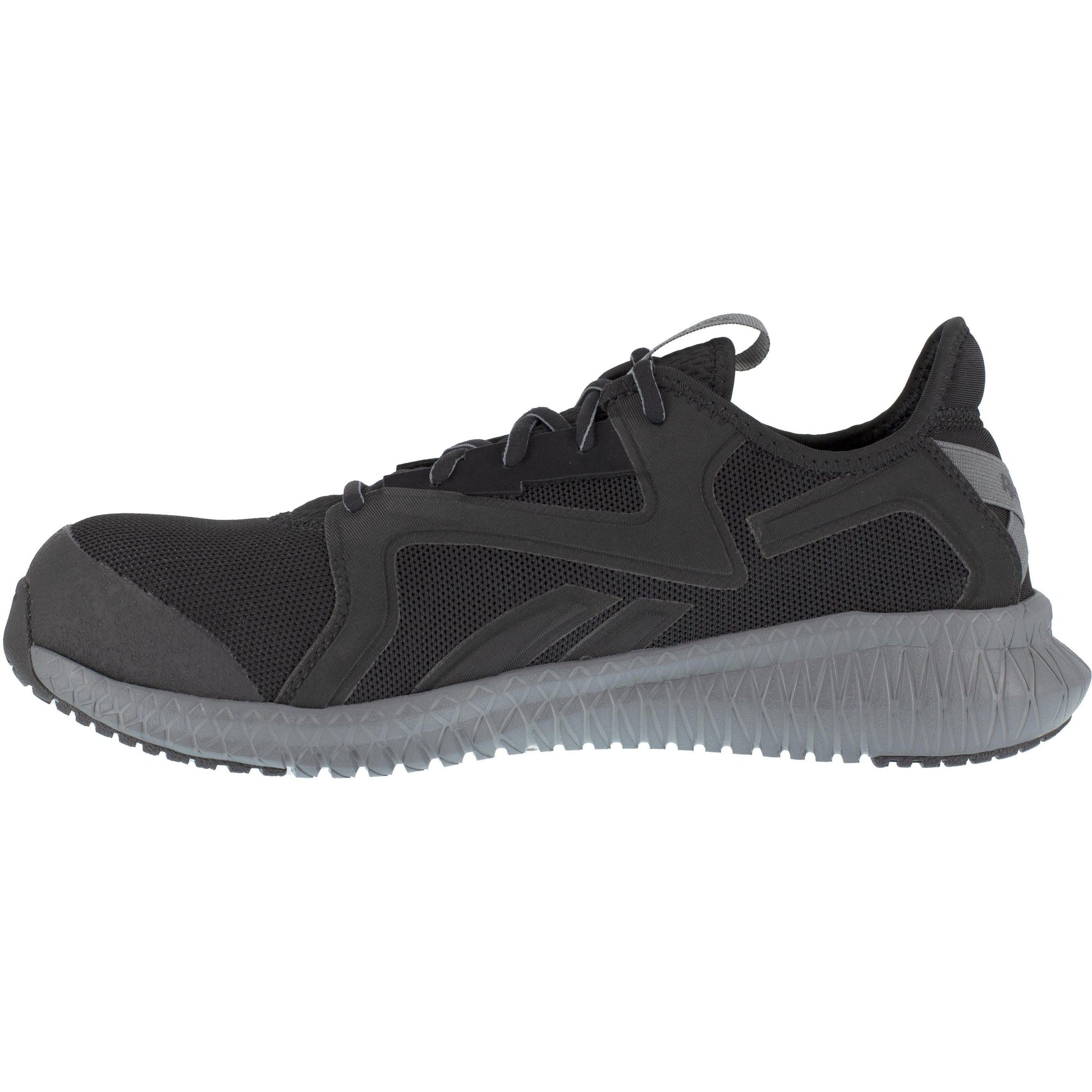 Reebok Men's Flexagon 3.0 Composite Toe Athletic Work Shoe- Black- RB4064 - Overlook Boots