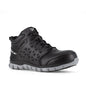 Reebok Men's Sublite Cushion Composite Toe Waterproof Athletic Work Shoe - Black - RB4144 4 / Medium / Black - Overlook Boots