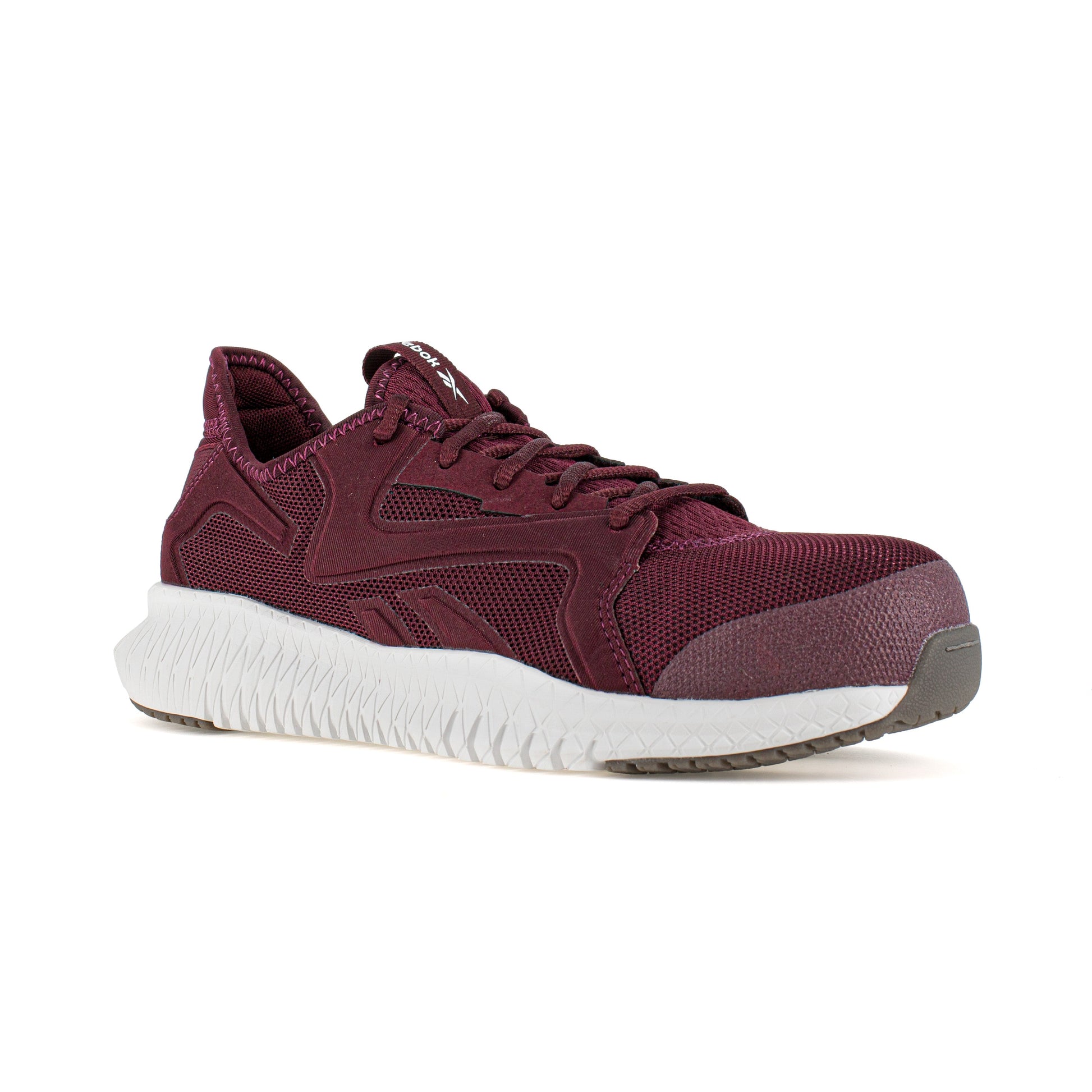 Reebok Women's Flexagon 3.0 Composite Toe Athletic Work Shoe - Burgundy - RB429 6 / Medium / Burgundy - Overlook Boots