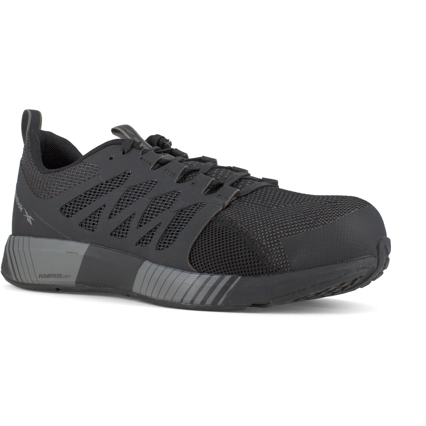 Reebok Men's Fusion Flexweave Composite Toe Athletic Work Shoe - Black - RB4310 8 / Medium / Black - Overlook Boots