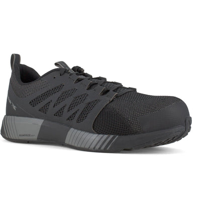 Reebok Men's Fusion Flexweave Composite Toe Athletic Work Shoe - Black - RB4310 8 / Medium / Black - Overlook Boots
