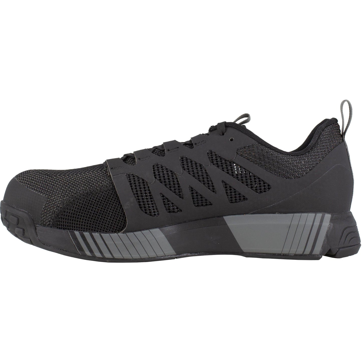 Reebok Men's Fusion Flexweave Composite Toe Athletic Work Shoe - Black - RB4310 - Overlook Boots