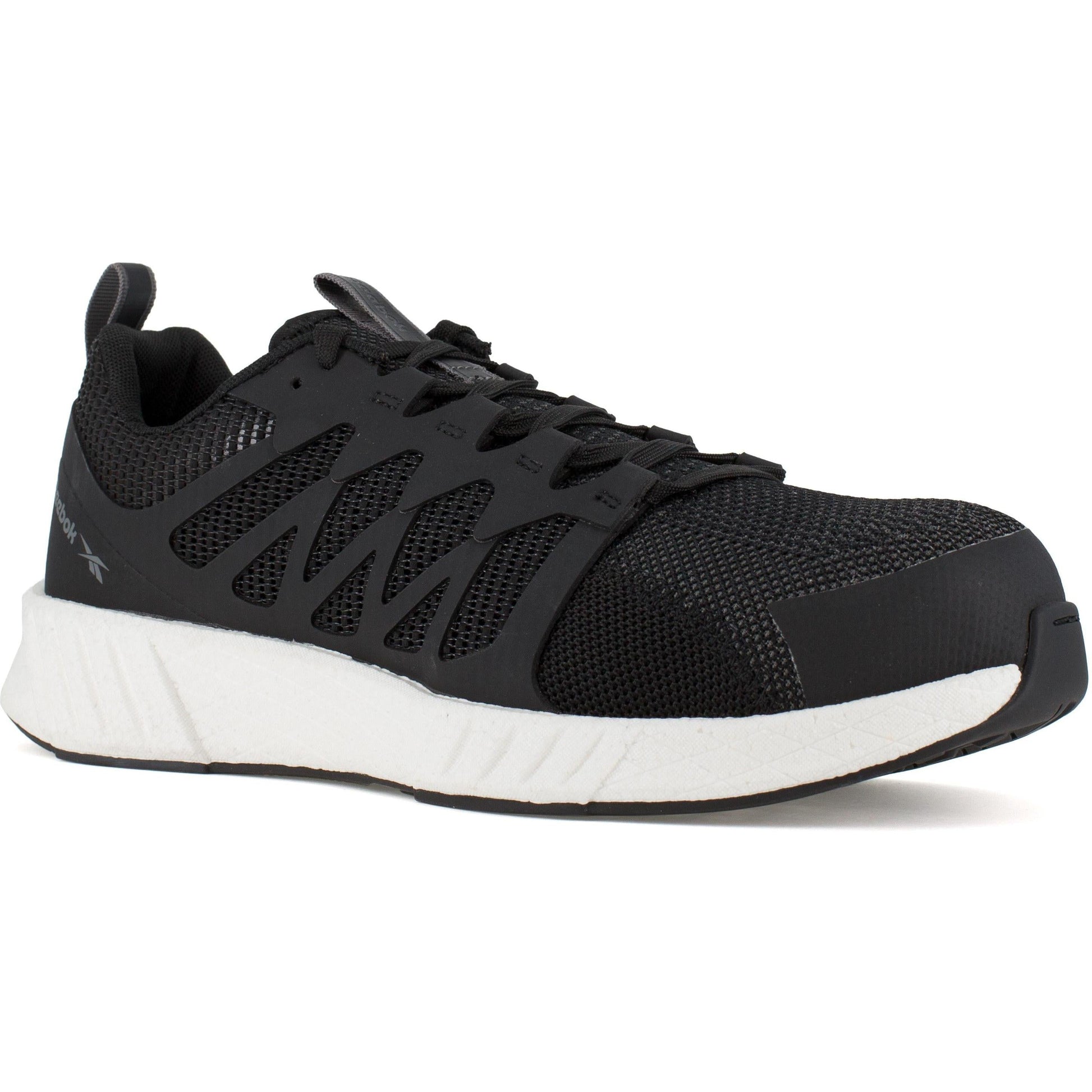 Reebok Men's Fusion Flexweave Composite Toe Athletic Work Shoe - Black - RB4311 8 / Medium / Black - Overlook Boots