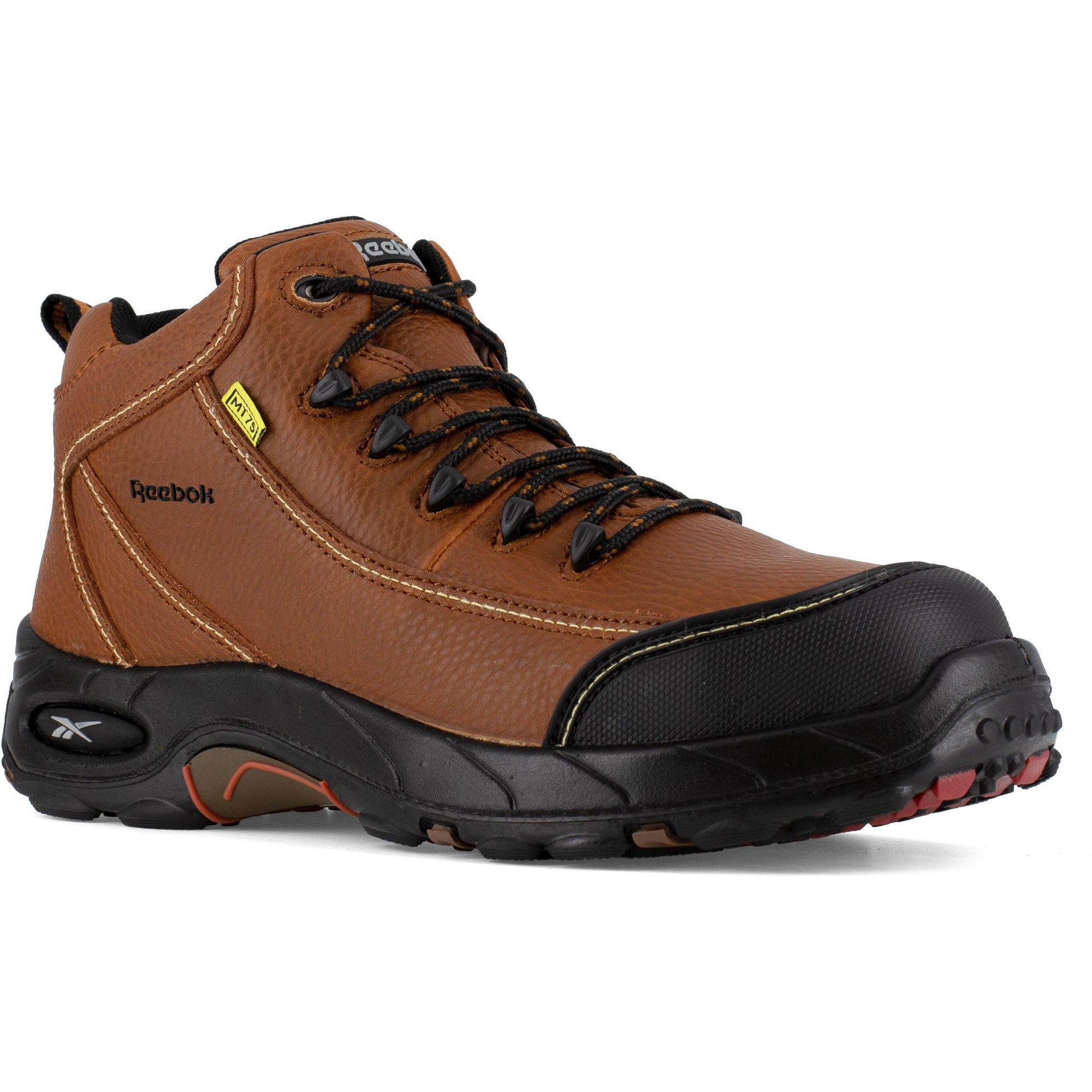 Reebok Men's Tiahawk Composite Toe Met Guard Sport Work Boot - Brown - RB4333 5 / Medium / Brown - Overlook Boots