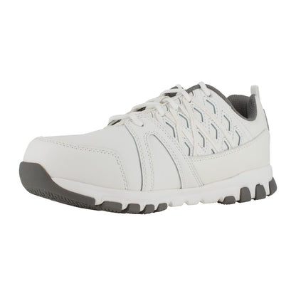 Reebok Women's Sublite Steel Toe Oxford Athletic Work Shoe - White - RB434 - Overlook Boots