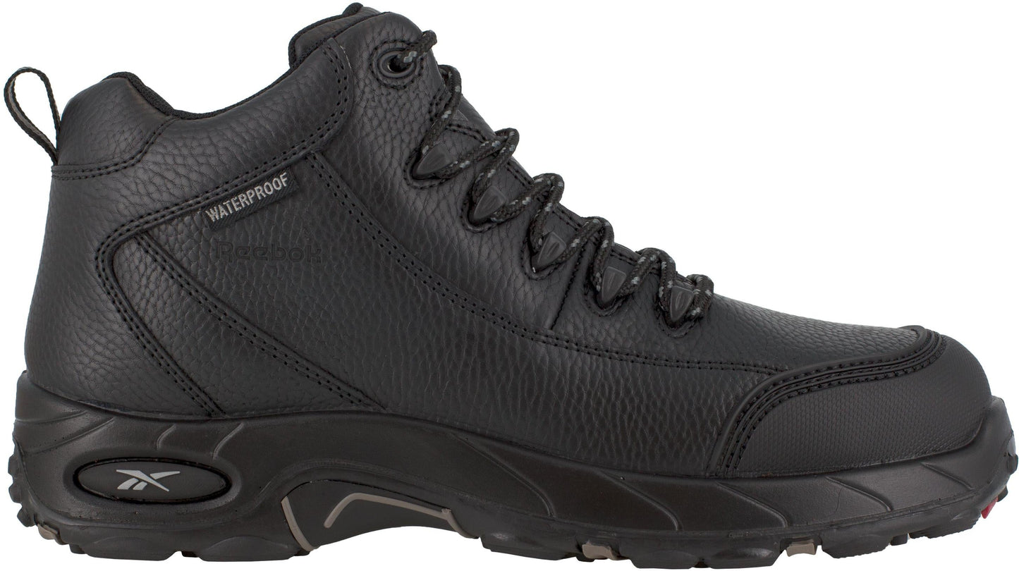 Reebok Men's Tiahawk Composite Toe Waterproof Sport Work Boot - Black - RB4555 - Overlook Boots