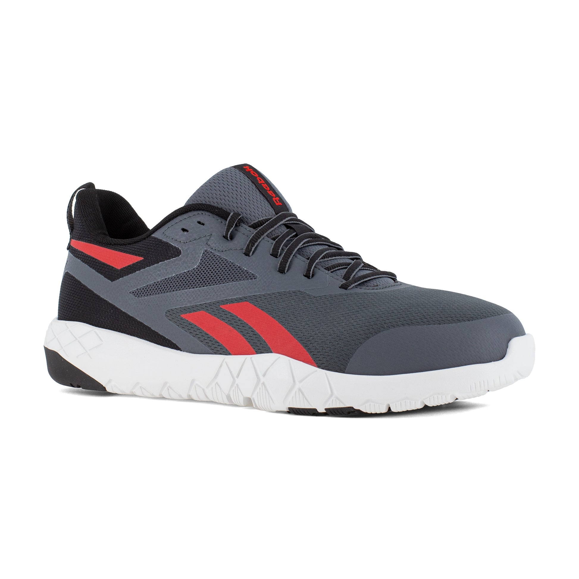Reebok Men's Flexagon Force XL Composite Toe Athletic Work Shoe- Gray- RB5443 8 / 4E / Gray - Overlook Boots