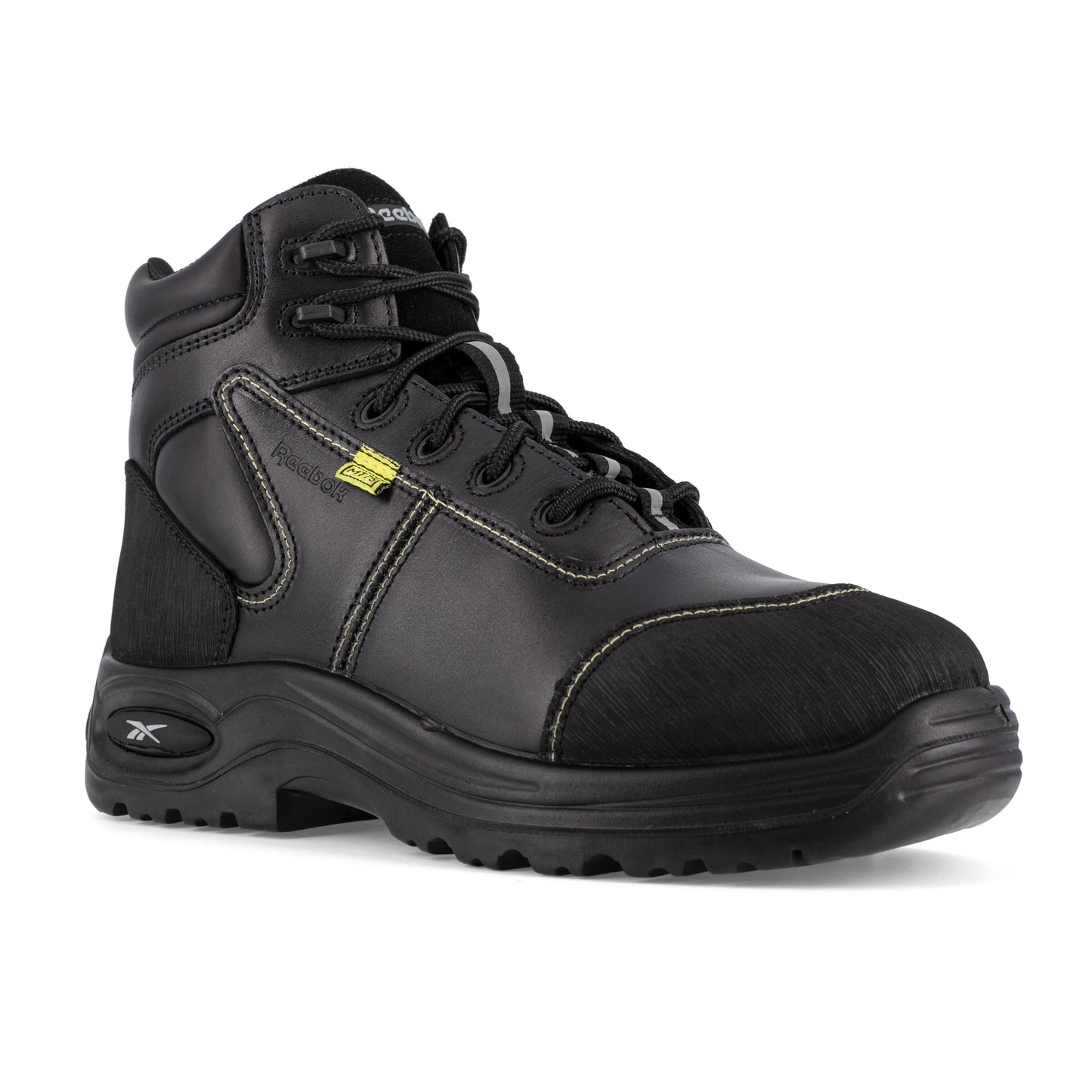 Reebok Men's Trainex 6" Composite Toe Cushguard Sport Boot - Black - RB6755 4 / Medium / Black - Overlook Boots