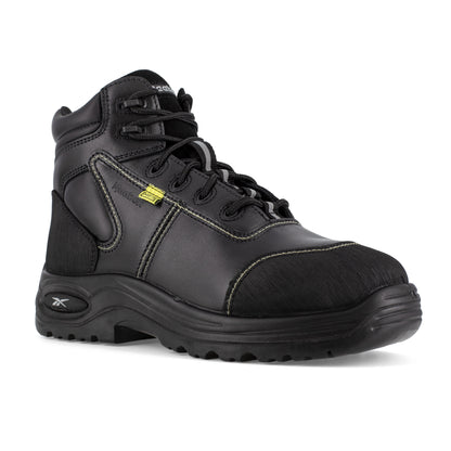 Reebok Men's Trainex 6" Composite Toe Cushguard Sport Boot - Black - RB6755 4 / Medium / Black - Overlook Boots