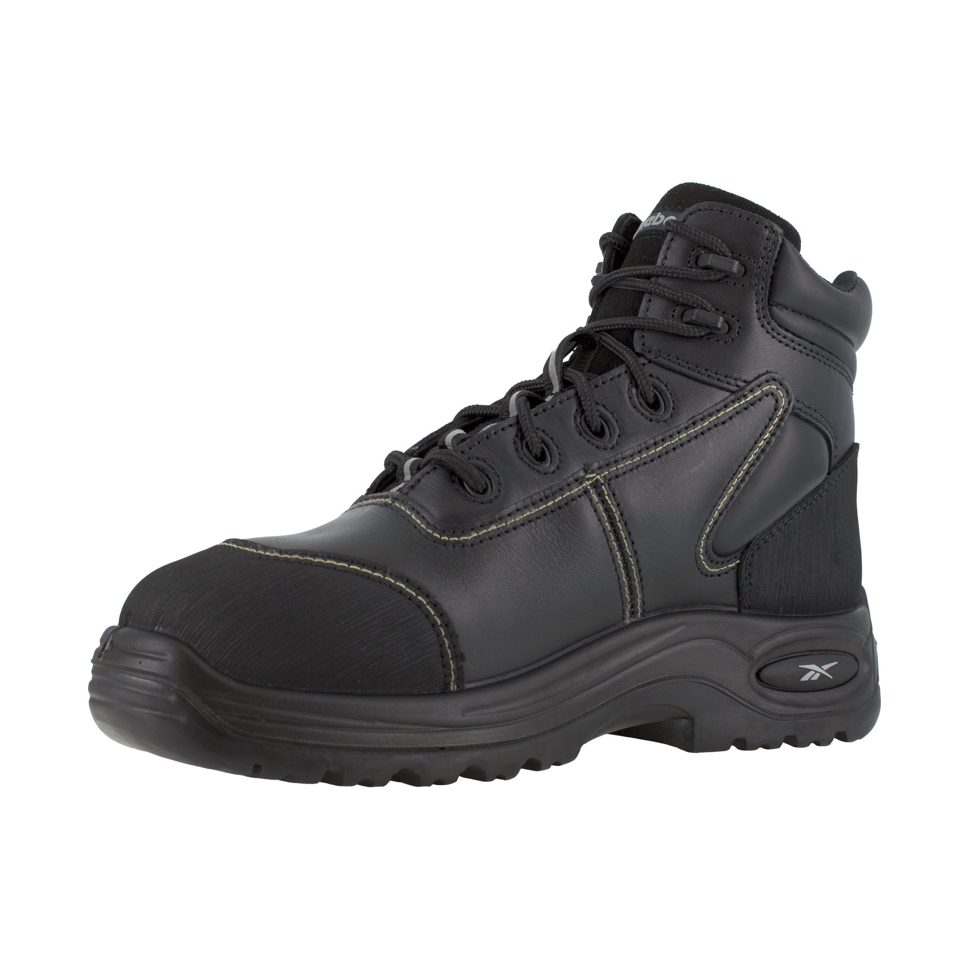 Reebok Women's Trainex 6" Composite Toe CushGuard Sport Work Boot - Black - RB655 - Overlook Boots