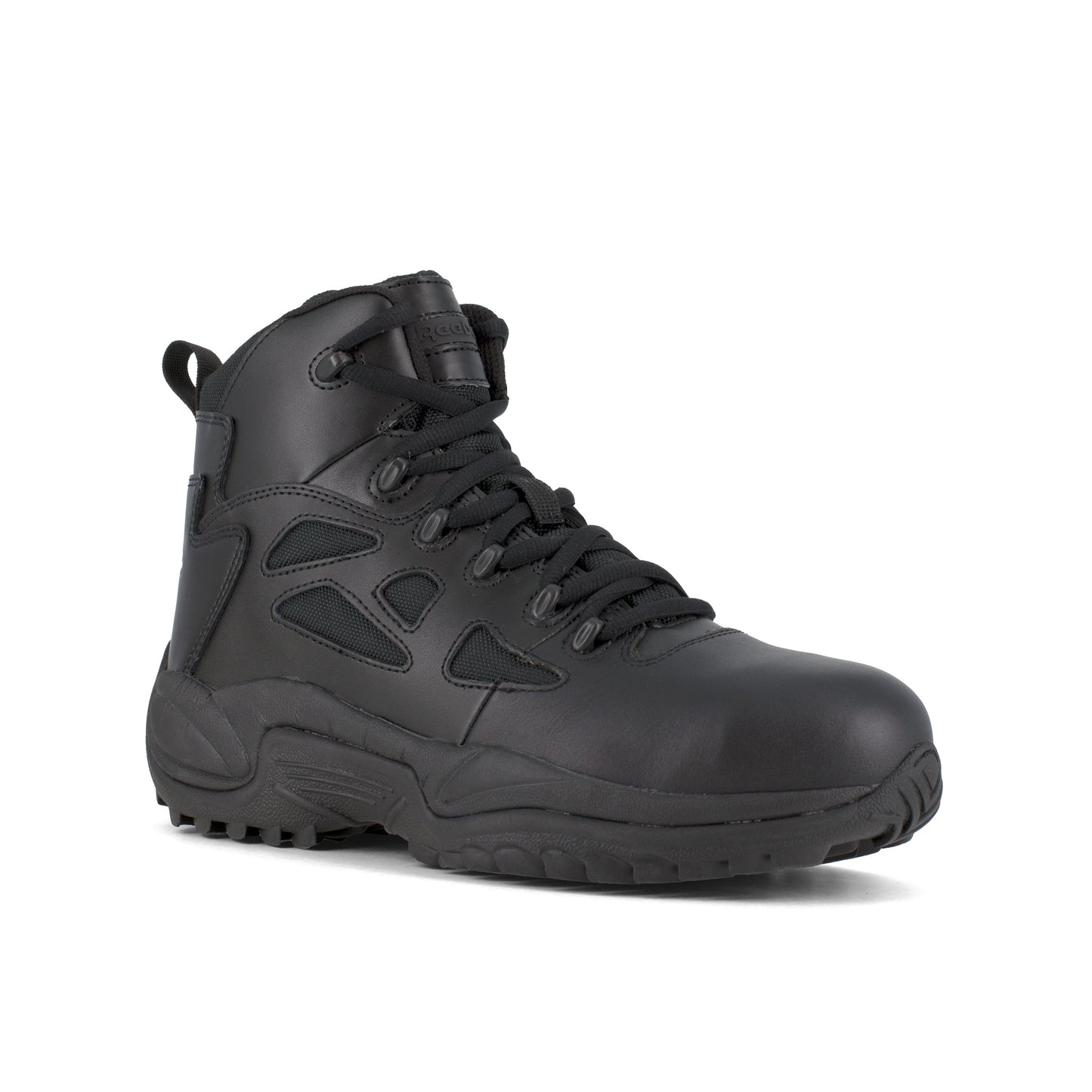 Reebok Women's Rapid Response RB 6" Composite Toe Stealth Duty Work Boot - Black - RB864 6 / Medium / Black - Overlook Boots