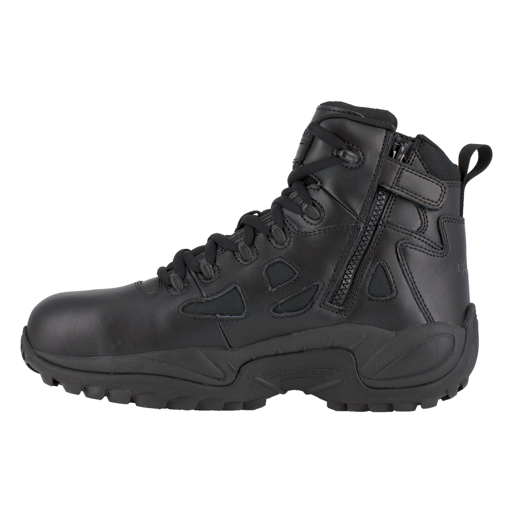 Reebok Women's Rapid Response RB 6" Composite Toe Stealth Duty Work Boot - Black - RB864 - Overlook Boots