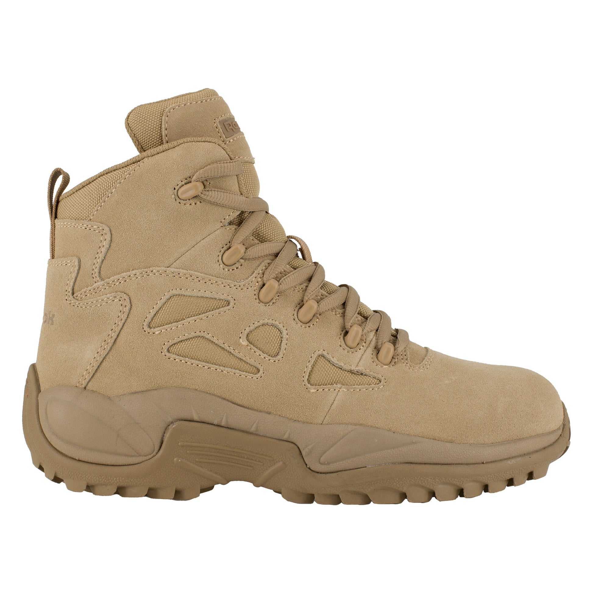 Reebok Men's Rapid Response RB 6" Composite Toe Tactical Military Boot - Tan - RB8694 6 / Medium / Desert Tan - Overlook Boots