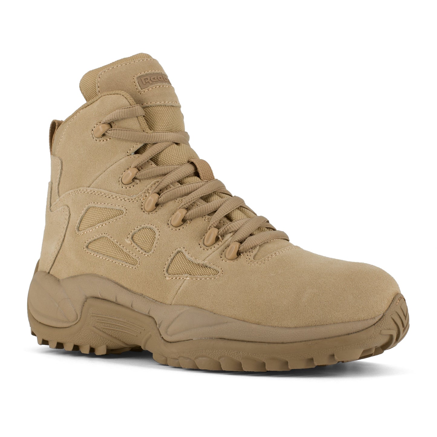 Reebok Men's Rapid Response RB 6" Composite Toe Tactical Military Boot - Tan - RB8694 - Overlook Boots