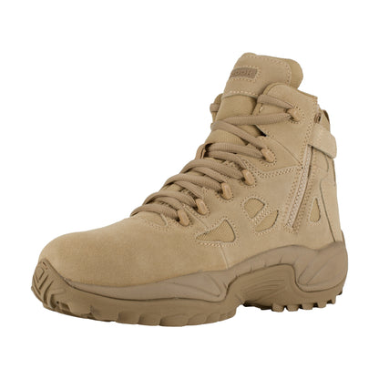 Reebok Men's Rapid Response RB 6" Composite Toe Tactical Military Boot - Tan - RB8694 - Overlook Boots