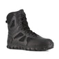 Reebok Men's Sublite Cushion 8" Composite Toe Waterproof Tactical Duty Boot - Black - RB8807 7 / Medium / Black - Overlook Boots
