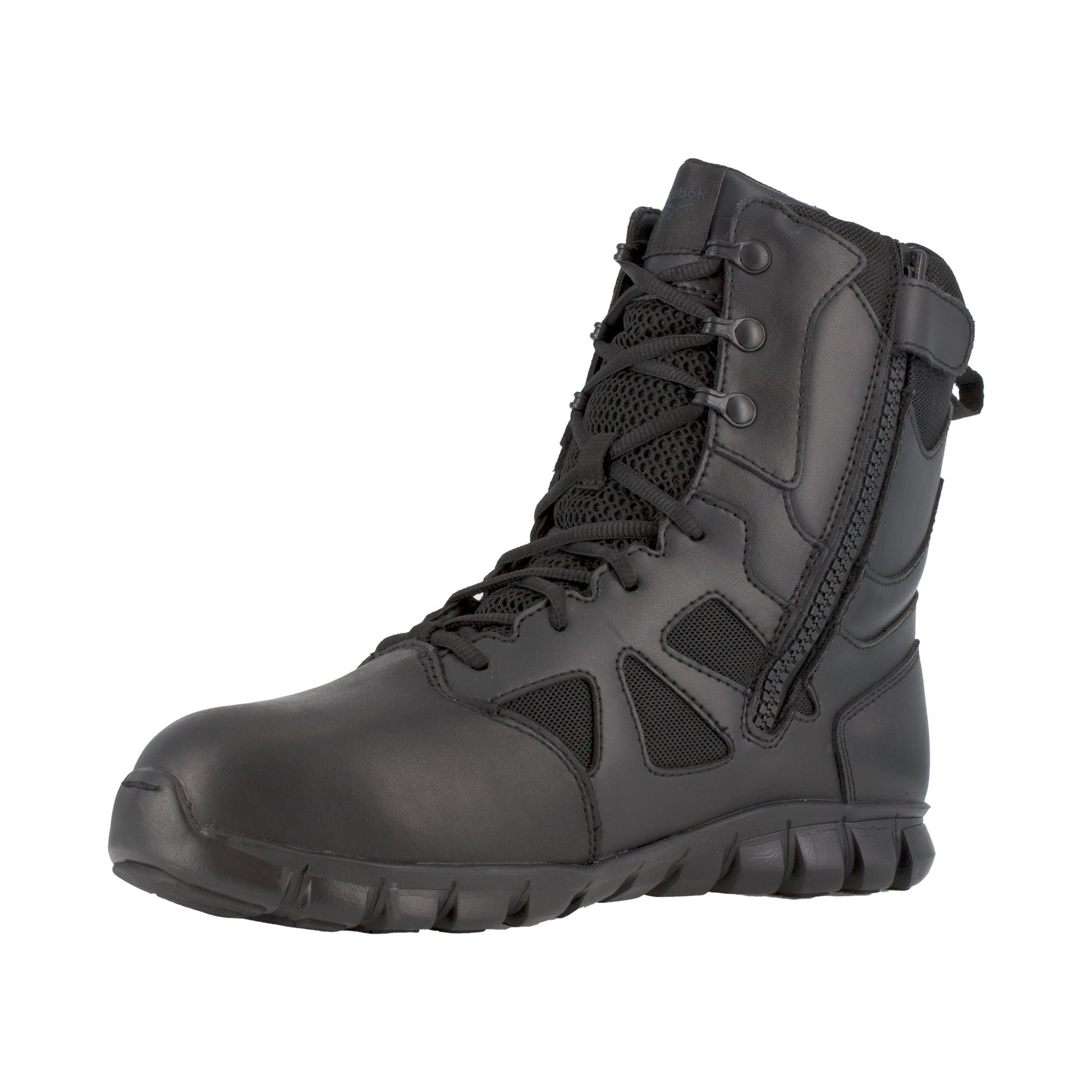 Reebok Men's Sublite Cushion 8" Composite Toe Waterproof Tactical Duty Boot - Black - RB8807 - Overlook Boots