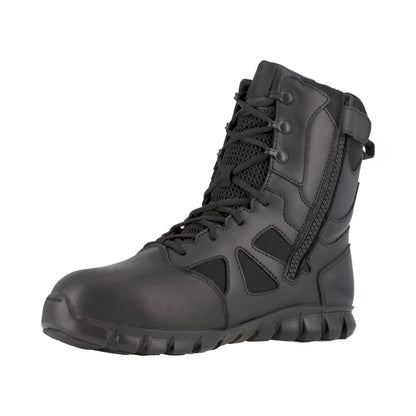 Reebok Men's Sublite Cushion 8" Composite Toe Waterproof Tactical Duty Boot - Black - RB8807 - Overlook Boots