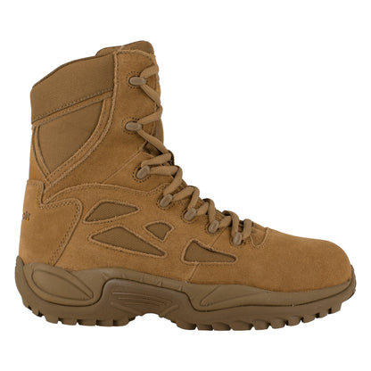 Reebok Women's Rapid Response RB 8" Composite Toe Stealth Military Boot - Coyote - RB885 - Overlook Boots