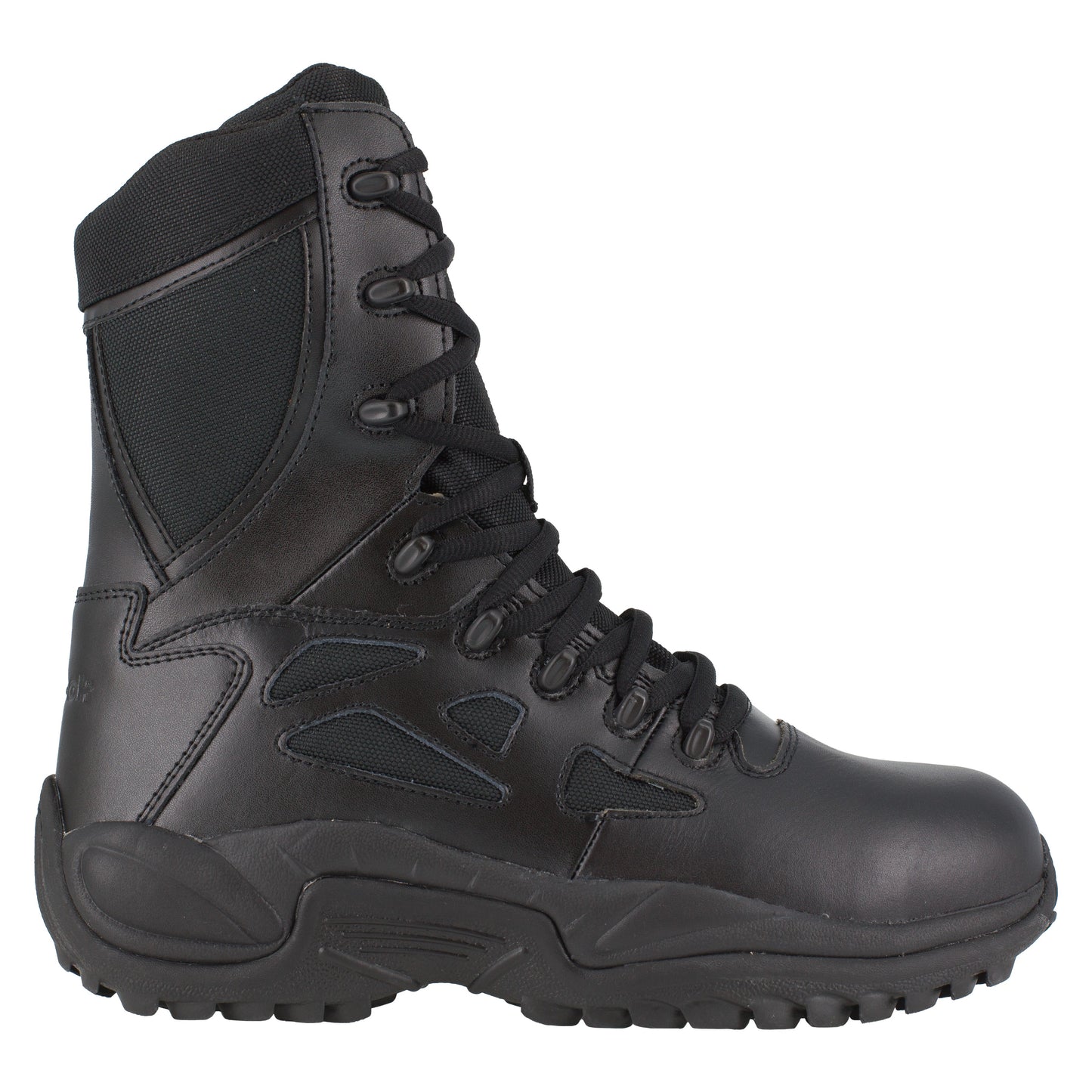 Reebok Women's Rapid Response RB 8" Composite Toe Stealth Duty Work Boot - Black - RB874 - Overlook Boots