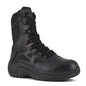 Reebok Men's Rapid Response RB 8" Composite Toe Side Zipper Police Duty Boot - Black - RB8874 3 / Medium / Black - Overlook Boots