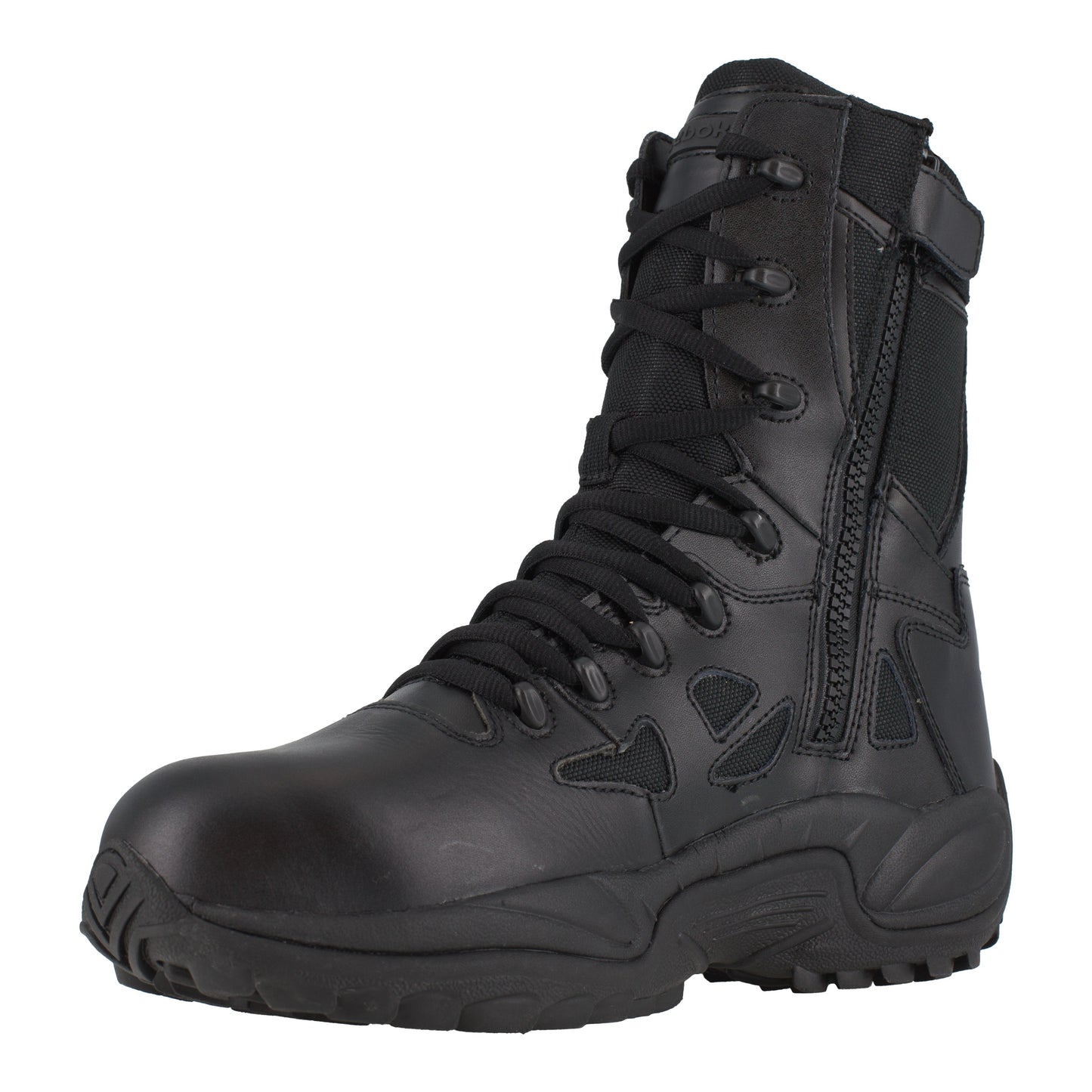 Reebok Women's Rapid Response RB 8" Composite Toe Stealth Duty Work Boot - Black - RB874 - Overlook Boots