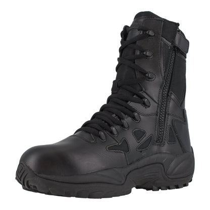 Reebok Women's Rapid Response RB 8" Composite Toe Stealth Duty Work Boot - Black - RB874 - Overlook Boots