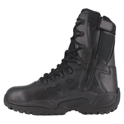 Reebok Women's Rapid Response RB 8" Composite Toe Stealth Duty Work Boot - Black - RB874 - Overlook Boots