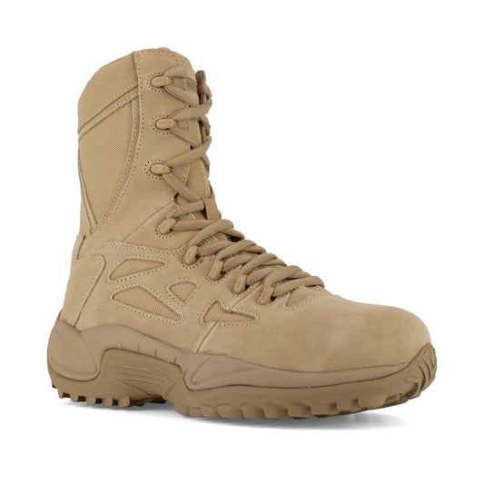 Reebok Women's Rapid Response RB 8" Composite Toe Stealth Military Boot - Tan - RB894 6 / Medium / Tan - Overlook Boots
