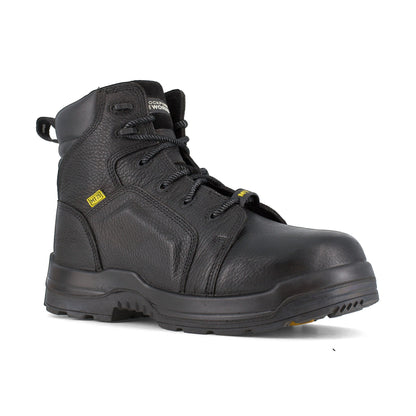 Rockport Men's More Energy 6" Plain Toe Cushguard Work Boot - Black - RK6465 - Overlook Boots