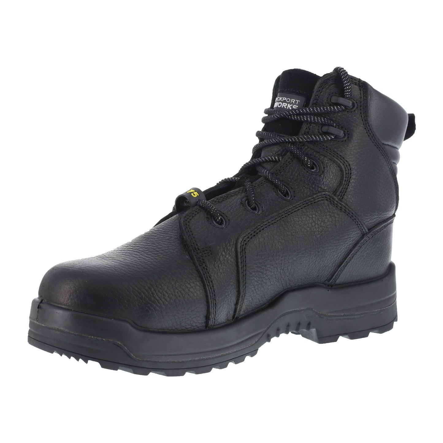 Rockport Men's More Energy 6" Plain Toe Cushguard Work Boot - Black - RK6465 - Overlook Boots