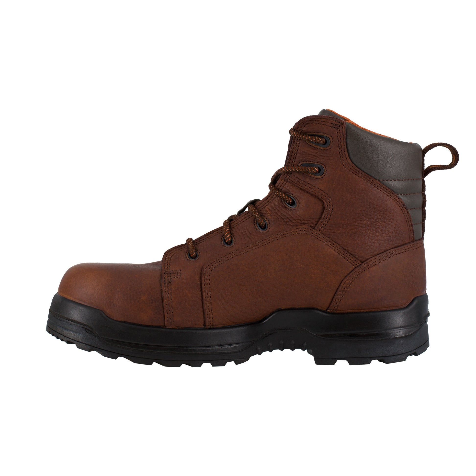 Rockport Men's More Energy 6" Plain Toe Waterproof Work Boot - Brown - RK6640 - Overlook Boots