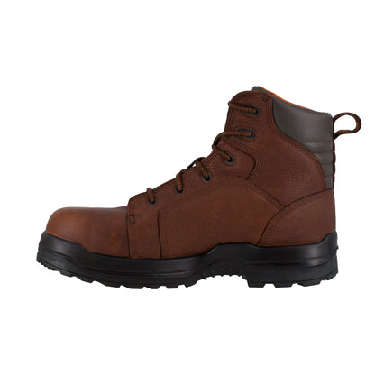 Rockport Women's More Energy 6" Plain Toe Waterproof Work Boot - Brown - RK664 - Overlook Boots
