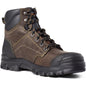 Ariat Men's Treadfast 6" Steel Toe Waterproof Work Boot - Brown - 10034673 6 / Medium / Dark Brown - Overlook Boots