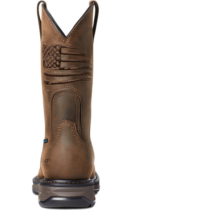 Ariat Men's WorkHog Extreme Carbon Toe Waterproof Western Work Boot - Brown - 10036002 - Overlook Boots