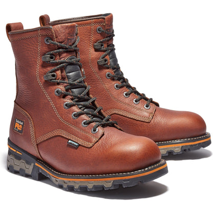 Timberland PRO Men's Boondock 8" Soft Toe Waterproof Work Boot - TB11113A210 7 / Medium / Brown - Overlook Boots