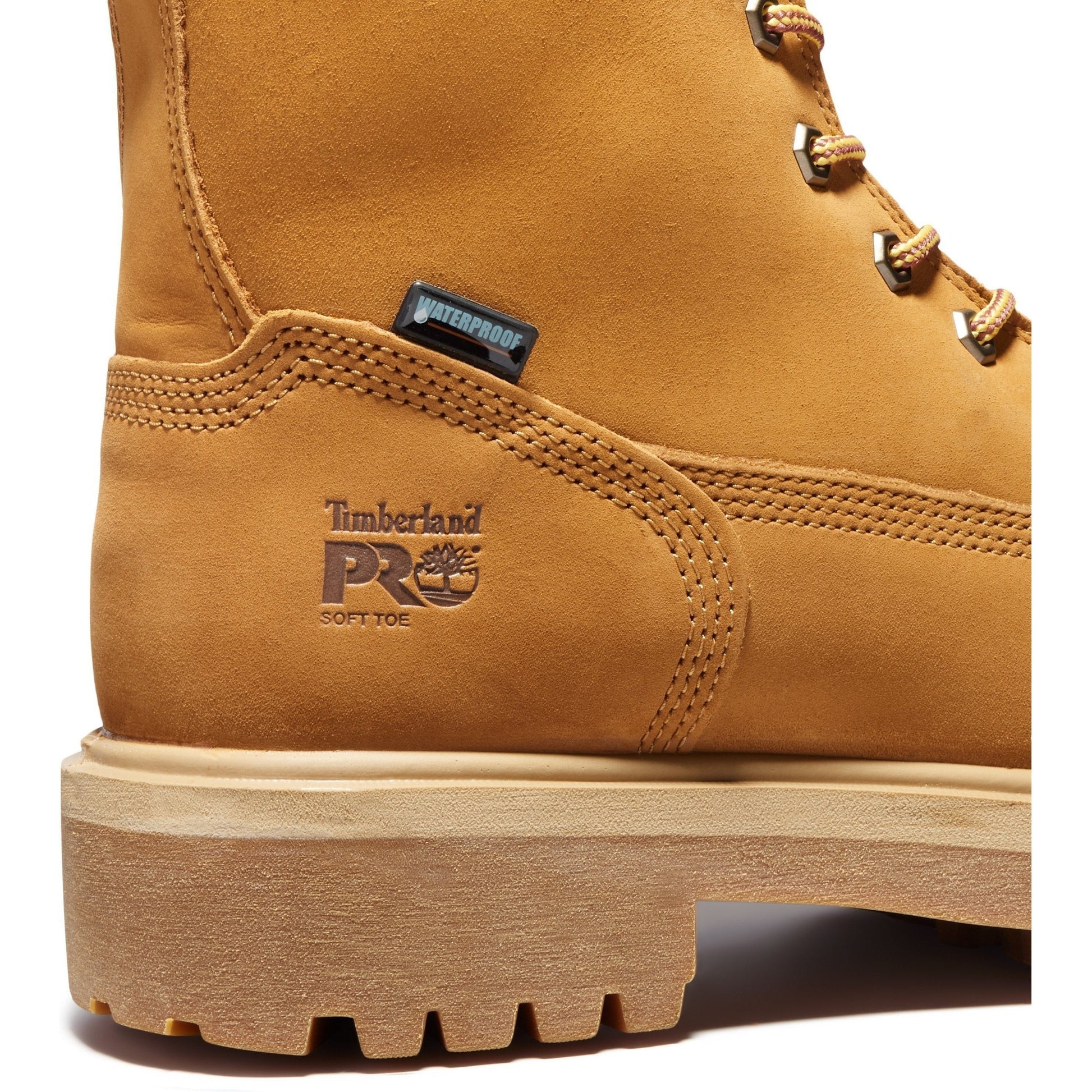 Timberland PRO Men's Direct Attach 8" Soft Toe Ins Work Boot TB026011713  - Overlook Boots