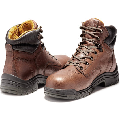 Timberland PRO Men's TiTAN 6" Alloy Toe Work Boot Coffee - TB026063214  - Overlook Boots