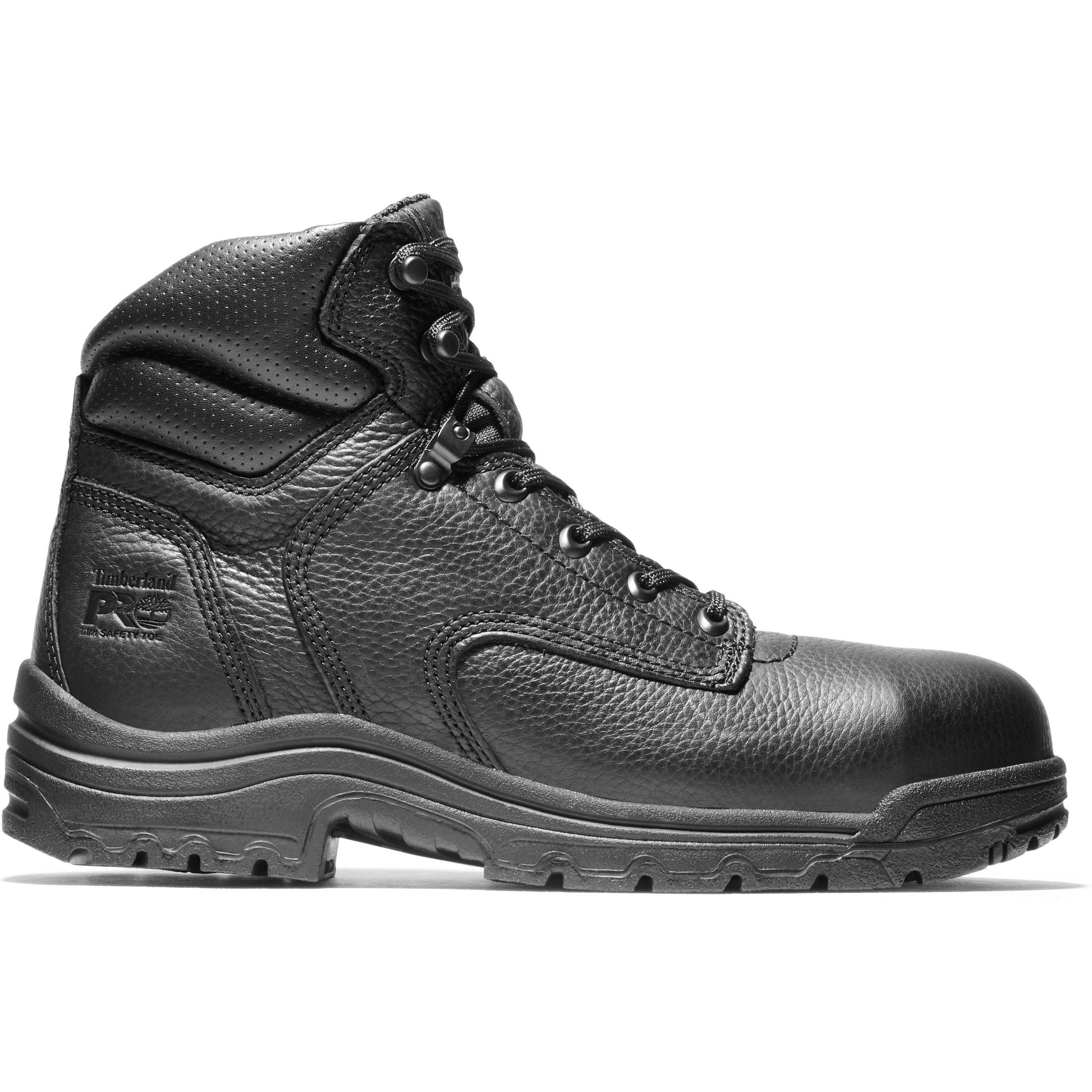 Timberland PRO Men's TiTAN 6" Alloy Toe Work Boot - Black- TB126064001 7 / Medium / Black - Overlook Boots