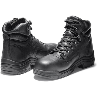 Timberland PRO Men's TiTAN 6" Alloy Toe Work Boot - Black- TB126064001  - Overlook Boots
