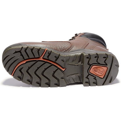 Timberland PRO Men's TiTAN 6" Alloy Toe Waterproof Work Boot Mocha TB126078242 - Overlook Boots