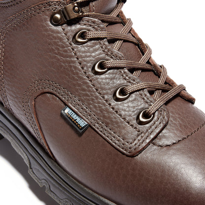 Timberland PRO Men's TiTAN 6" Alloy Toe Waterproof Work Boot Mocha TB126078242 - Overlook Boots