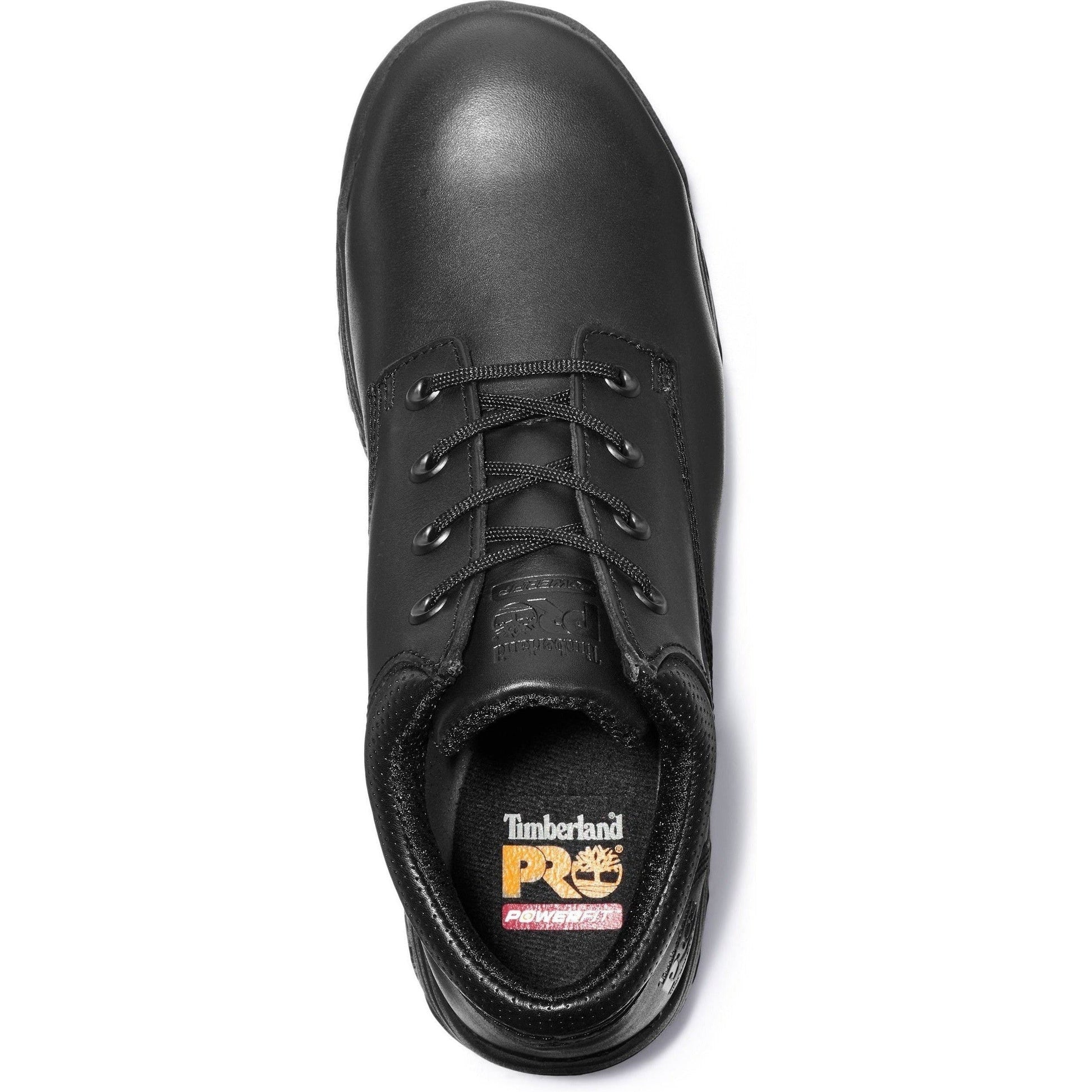 Timberland PRO Men's TiTAN Oxford Alloy Toe Work Shoe Black TB140044001  - Overlook Boots