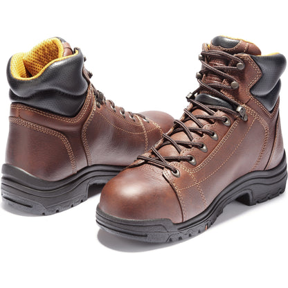 Timberland PRO Men's TiTAN 6" Alloy Toe Work Boots -Brown- TB150506242  - Overlook Boots